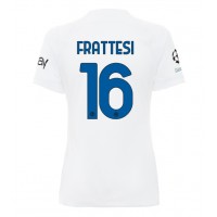 Inter Milan Davide Frattesi #16 Udebanetrøje Dame 2023-24 Kortærmet